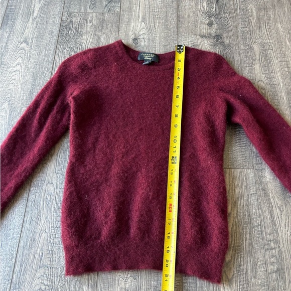 Charter Club luxury Burgundy Cashmere Knit sweater - Picture 5 of 9
